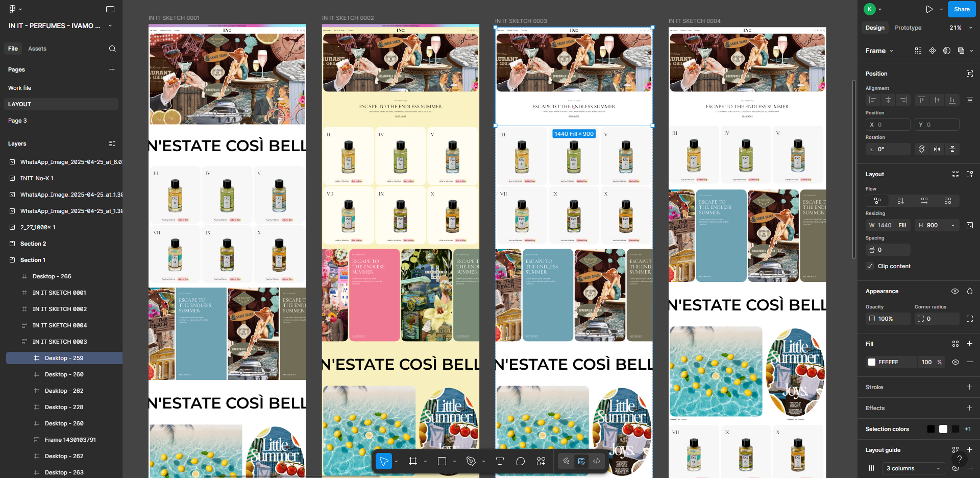 Watercolor landscape painting showing a serene beach scene