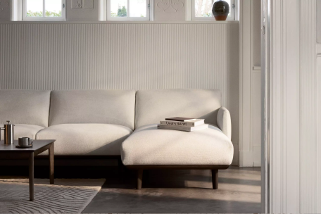 Watercolor landscape painting showing a serene beach scene